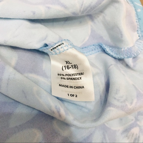 Lauren James floral blue white PJ sleepwear set sz XL - Picture 8 of 8